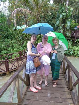 Ausflug zum Wasserfall